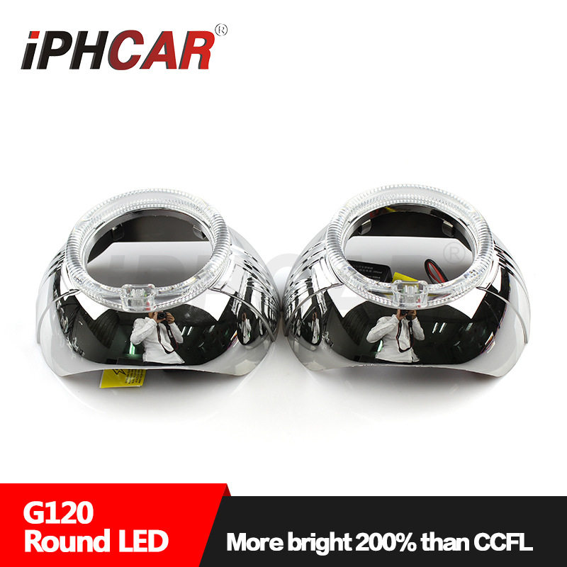 IPHCAR直销G120光导天使眼车大灯改装通用LED光圈日行灯科瑞灯珠