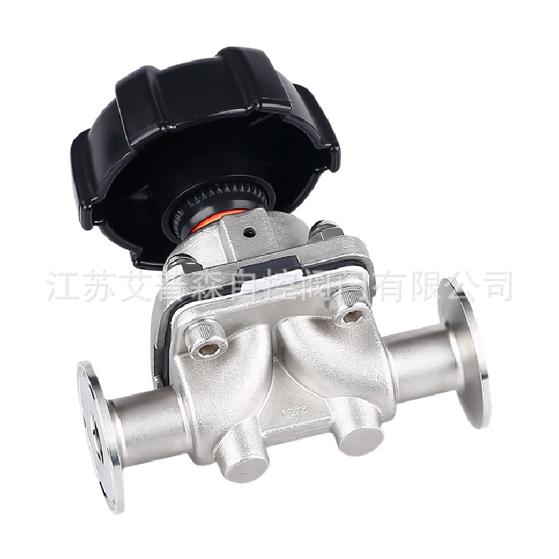 316不锈钢内外抛光卫生级快装单膜片无菌隔膜阀G81W-16P