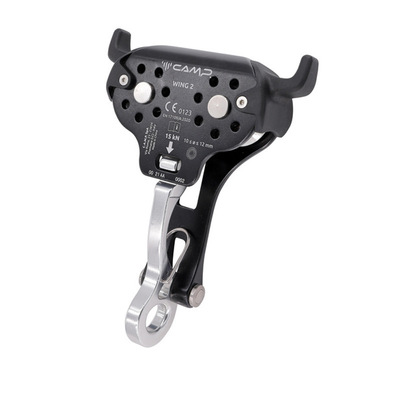 CAMP1025户外拓展铝合金双滑轮WING2高空滑索钢丝轨道牛角滑轮