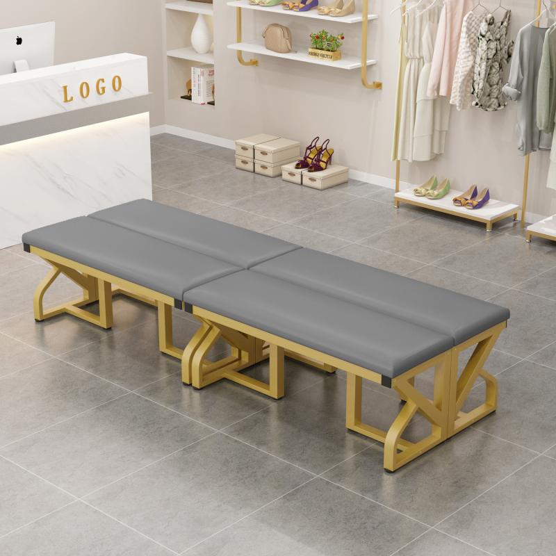 家用商用长条皮沙发凳