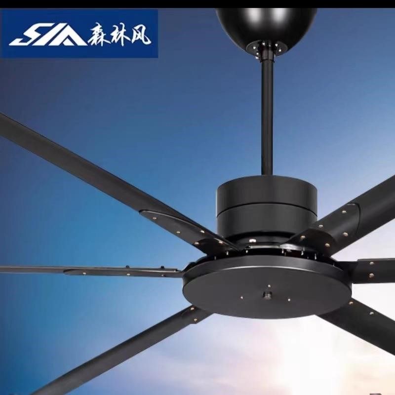工业吊扇变频72寸合金风叶风扇大风力60寸客厅商用餐厅用风扇灯