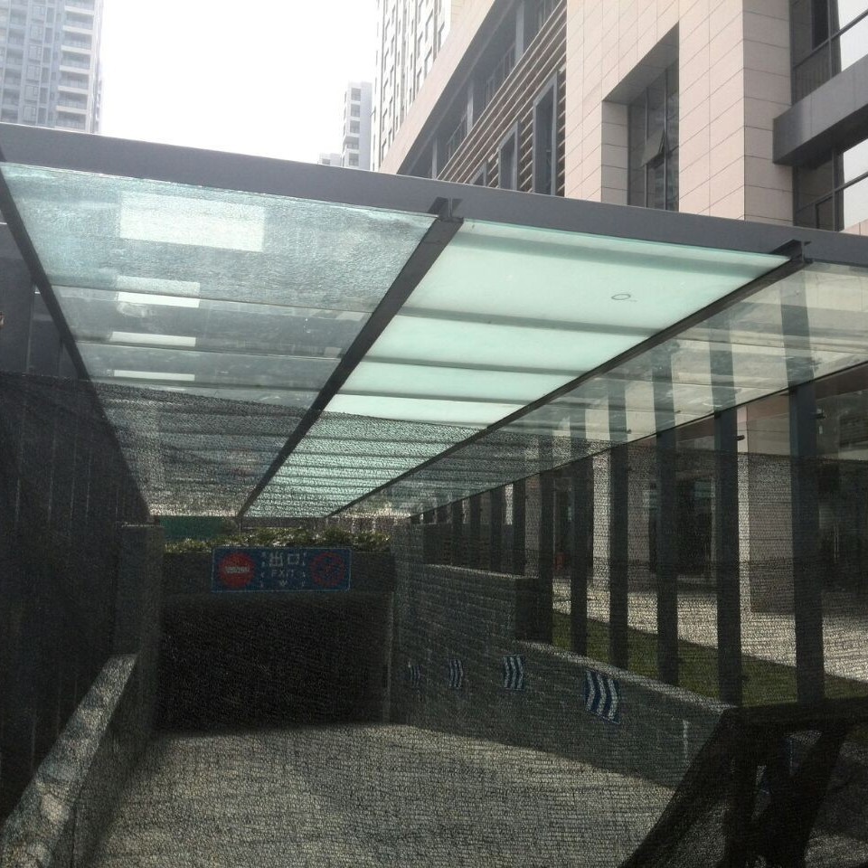 成都钢化玻璃雨棚厂家制作安装