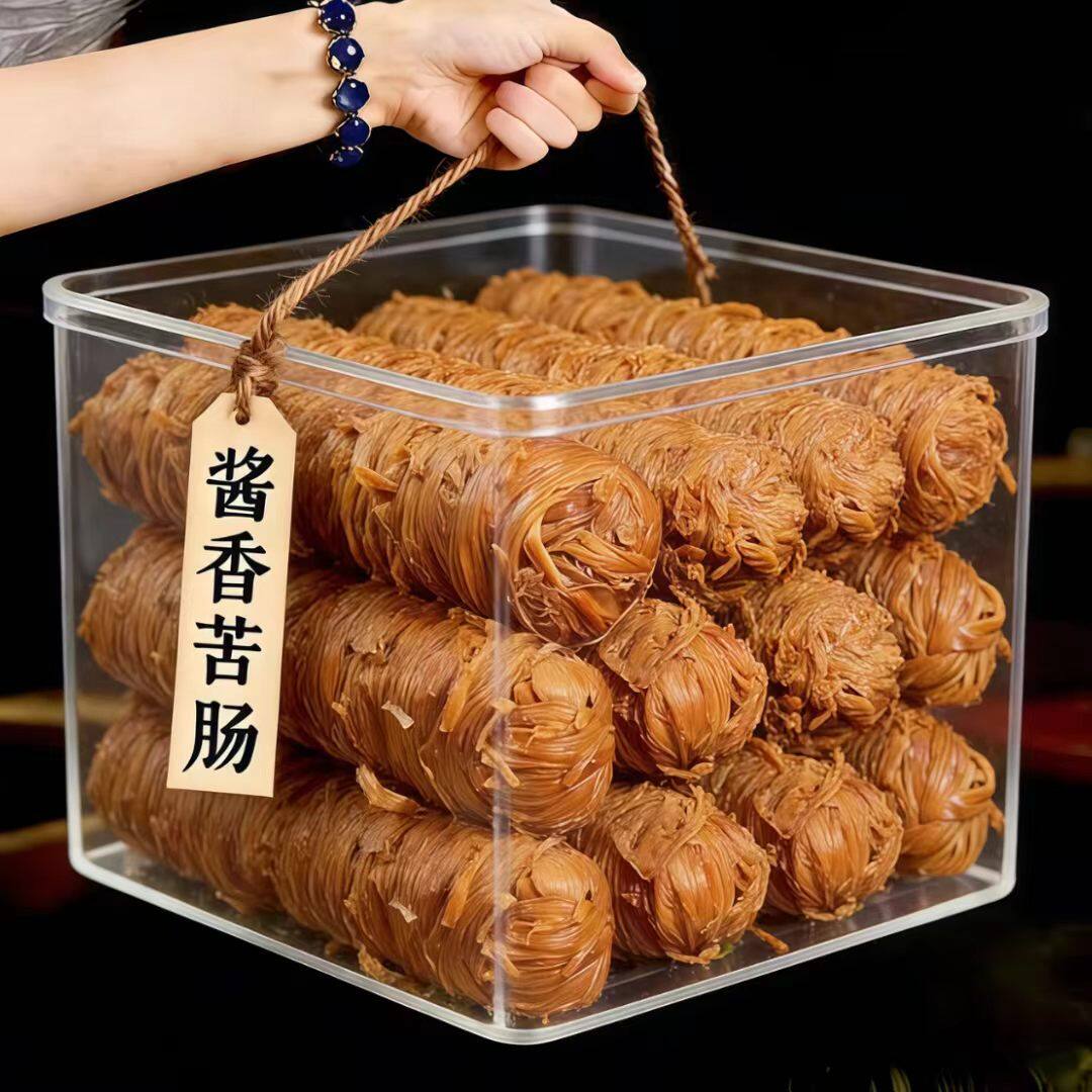 正宗青岛苦肠卷香卤捆肠网红肉类苦肠卷大肠捆鸡即食商用下酒菜
