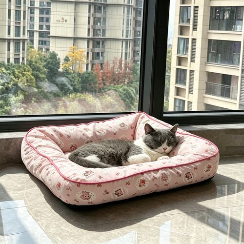猫窝狗窝舒适趴趴窝垫子四季通用小兔睡垫加厚枕头防水宠物用品