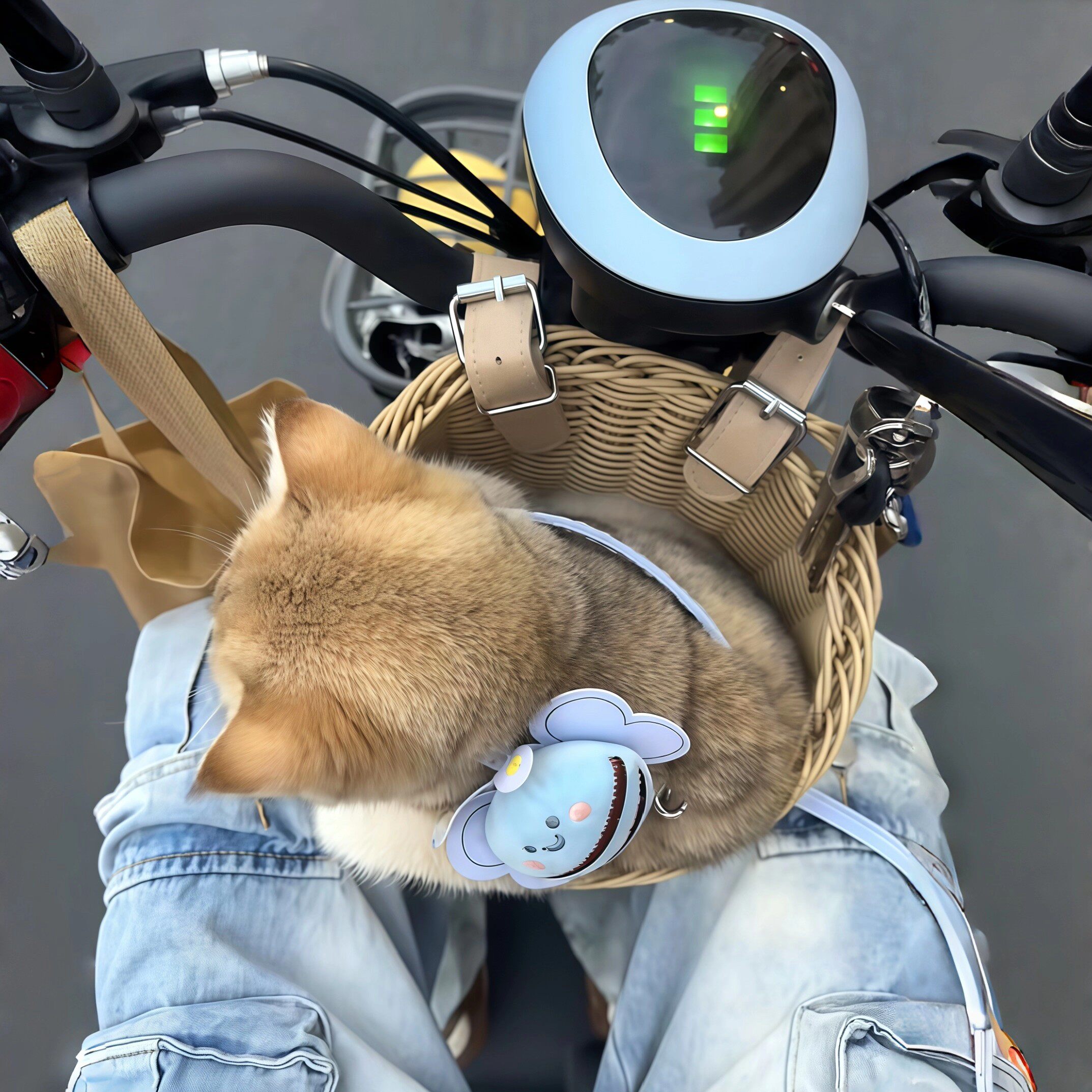 小蜜蜂猫狗牵引绳遛猫遛狗工字绳