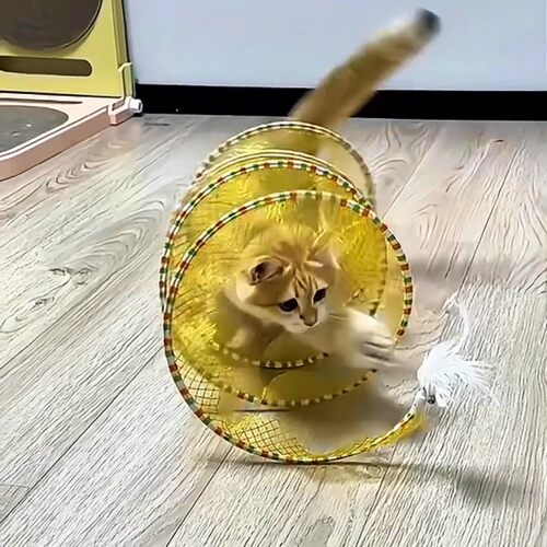 猫隧道逗猫棒自嗨解闷神器可折叠