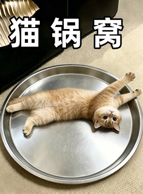 猫咪夏季专用不锈钢猫窝狗窝防抓挠冰垫散热睡觉休息宠物降温神器