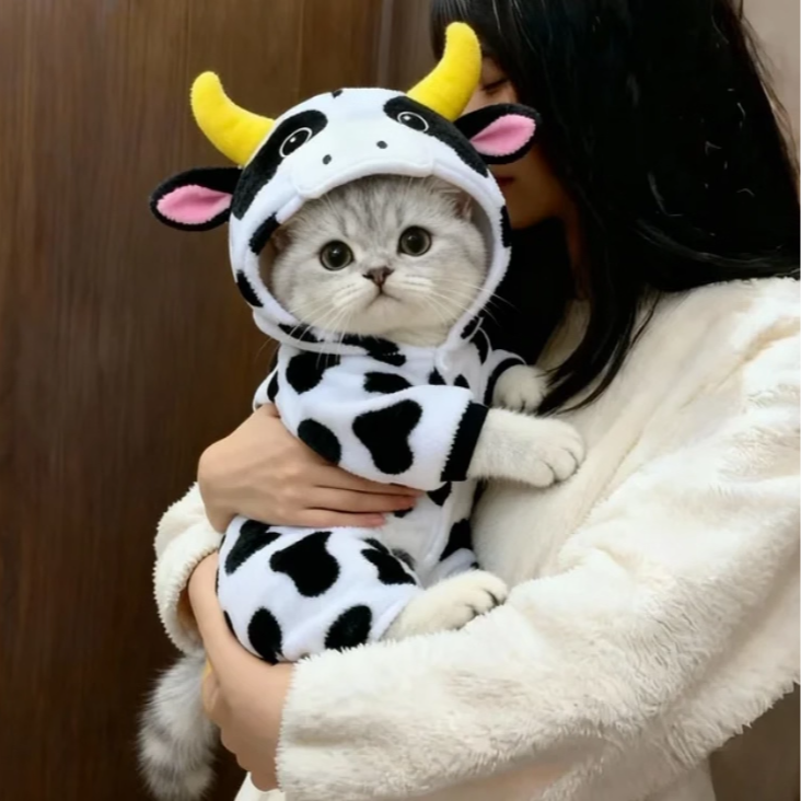 狗狗衣服可爱小奶牛宠物衣服