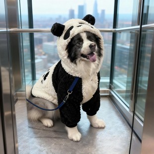边牧狗狗衣服熊猫中大型犬拉布拉多冬季萨摩耶服装宠物大狗秋冬装