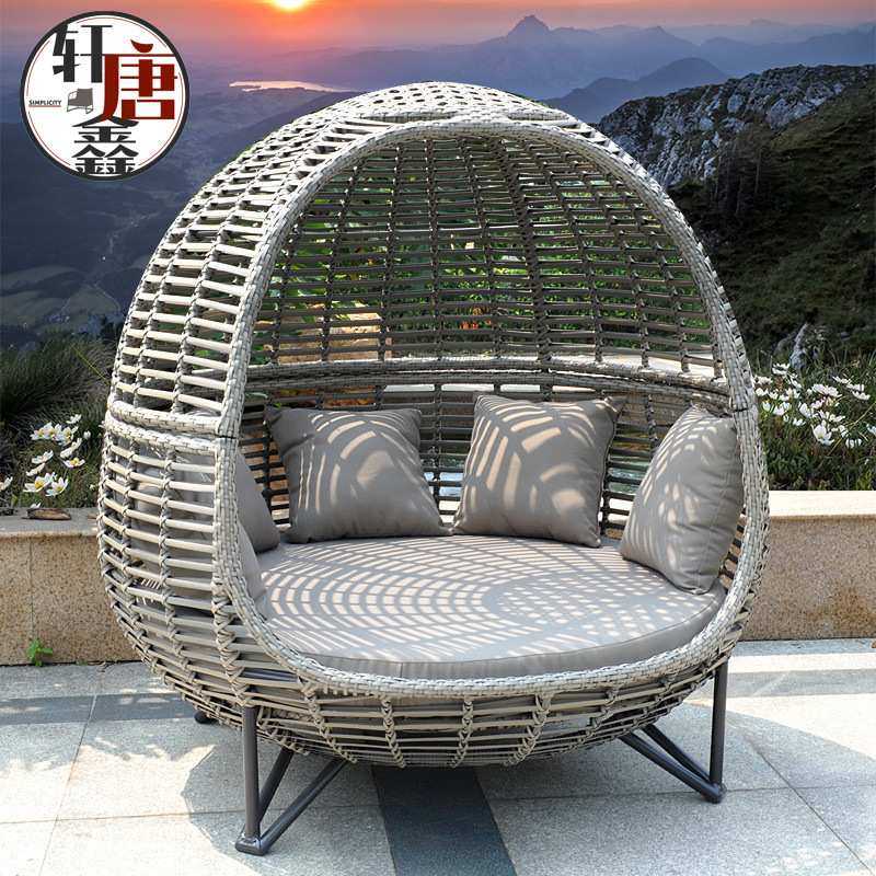 户外滕椅躺床 休闲室外庭院藤编沙发圆床 藤椅厂家藤椅子家具,金属材料及制品,其他金属制品,淘宝优惠券,粉丝福利购,淘宝优惠卷