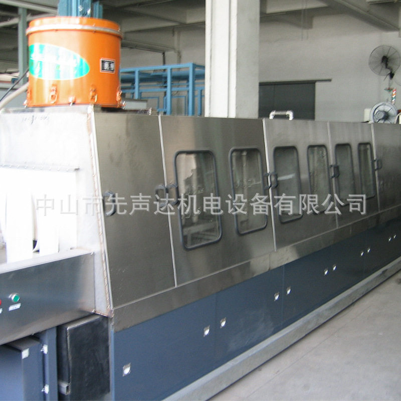 不锈钢配件大型通过式超声波清洗机工业高压喷淋清洗设备全自动