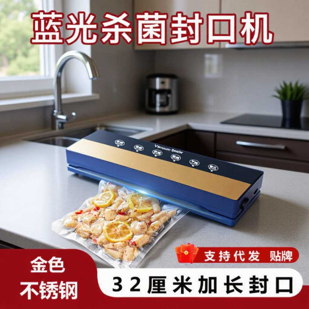 真空机保鲜封口机塑封干湿两用家商用不锈钢电器锁鲜食品家用商用