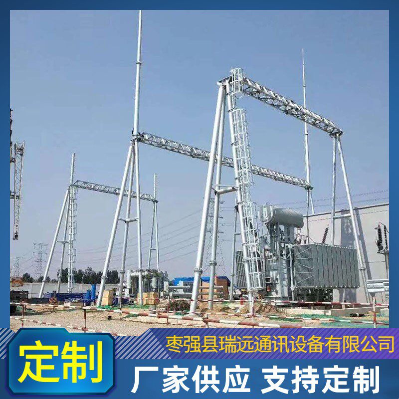 钢管避雷塔避雷针塔楼顶装饰避雷塔杆三角避雷塔避雷铁塔
