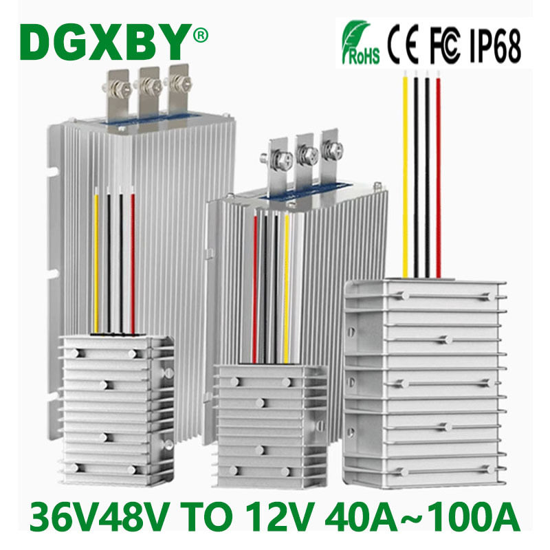 大功率36V48V转12V40A~100A直流降压转换器20~60V转12V适用于监控