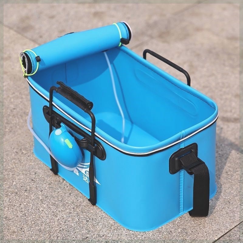 多功能加厚装鱼箱EVA钓箱钓鱼桶可折叠水桶海钓活鱼桶渔具便携