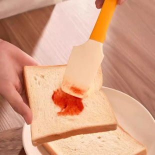 硅胶刮刀涂抹刀烘焙食品瓶底刮勺铲刀奶油黄油果酱罐头工具一体式