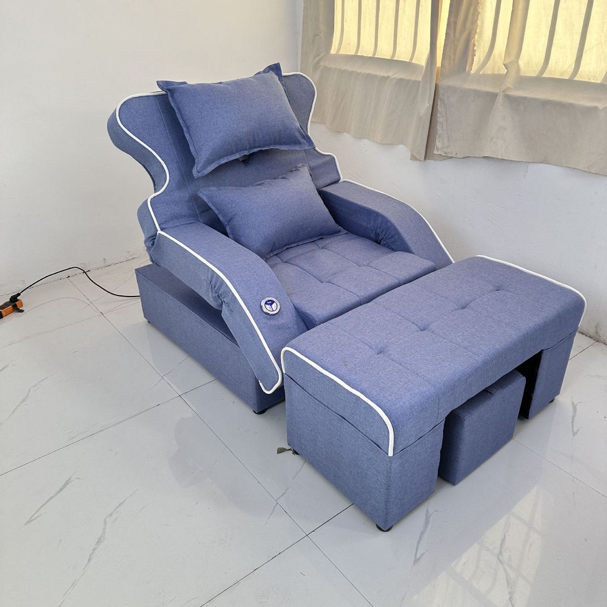 足疗沙发电动足浴椅桑拿洗脚美容采耳spa按摩床修脚泡脚沐足躺椅