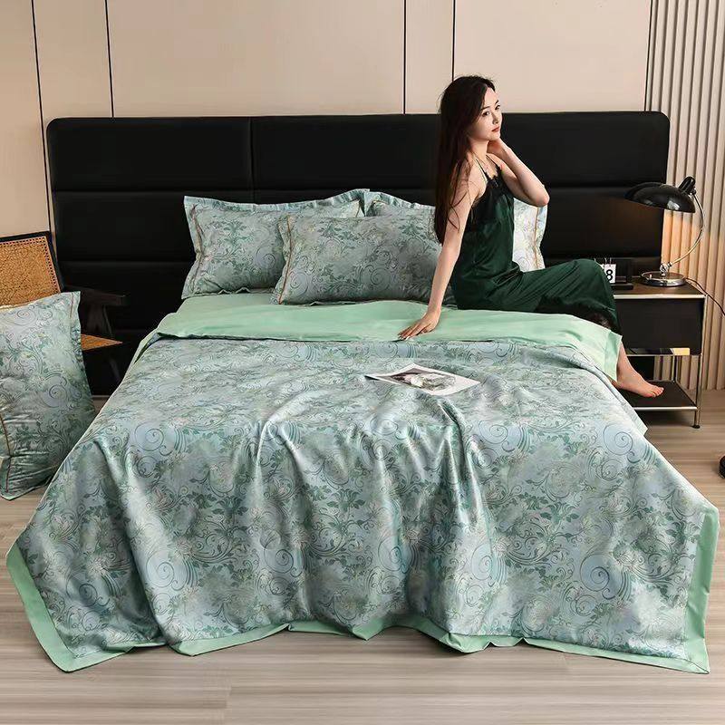 水洗棉夏凉被空调被礼盒装会销礼品夏被开业活动被子公司员工福利