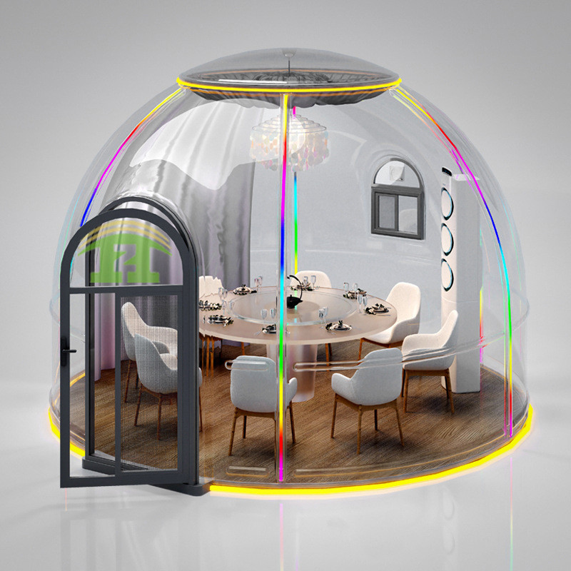 pc星空房餐厅网红泡泡屋户外民宿透明帐篷玻璃阳光房景区别墅酒店