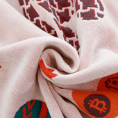 新疆长绒棉浴巾五层n纯棉纱布家用吸水速干男女夏款 可爱柔软大裹