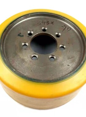 电动叉车轮子合力前移式堆高车驱动轮主G动轮343x114-80六孔