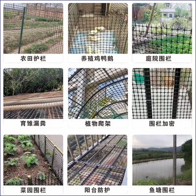 养鸡塑料网格围栏网m拦鸡网漏粪果园养殖网鱼塘防护网围栏栅栏户