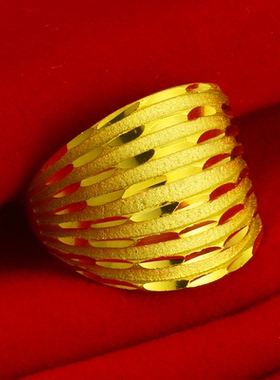 黄金戒指女款送自己生日礼物