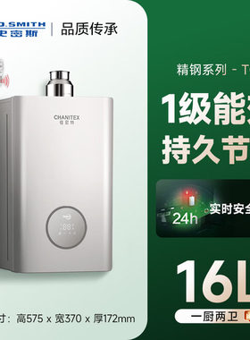 AO史密斯佳尼特1级能效16L精钢TC3燃气热水器 768