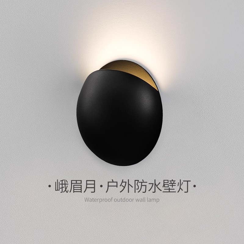 跨境款户外防水壁灯别墅创意轻奢现代花园大门两侧屋檐墙壁庭院灯