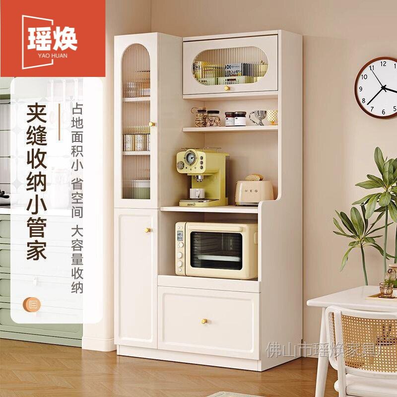 实木餐边柜小户型高柜收纳