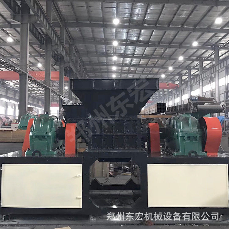 800型双轴金属撕碎机固废处理