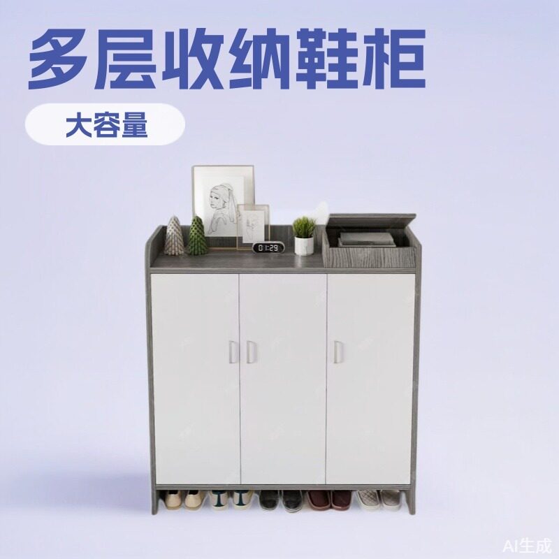 雨秋派楼道靠墙多层进门鞋柜