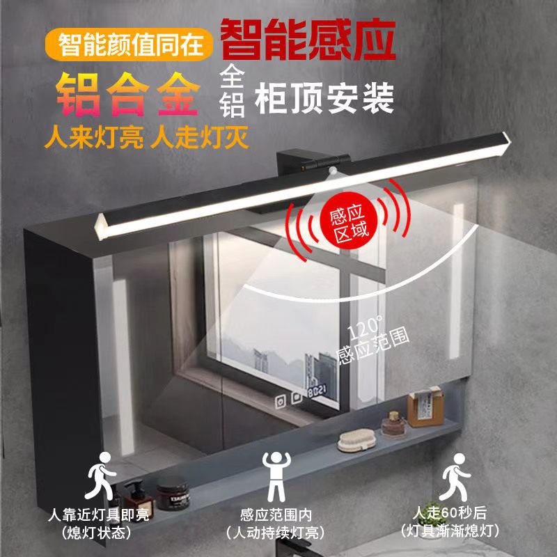 智能感应带开关浴室镜前灯