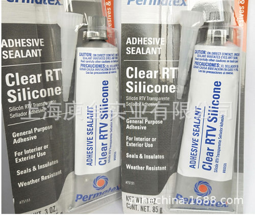 批发Permatex Clear Rtv Silicone Adhesive Sealant 80050 66B