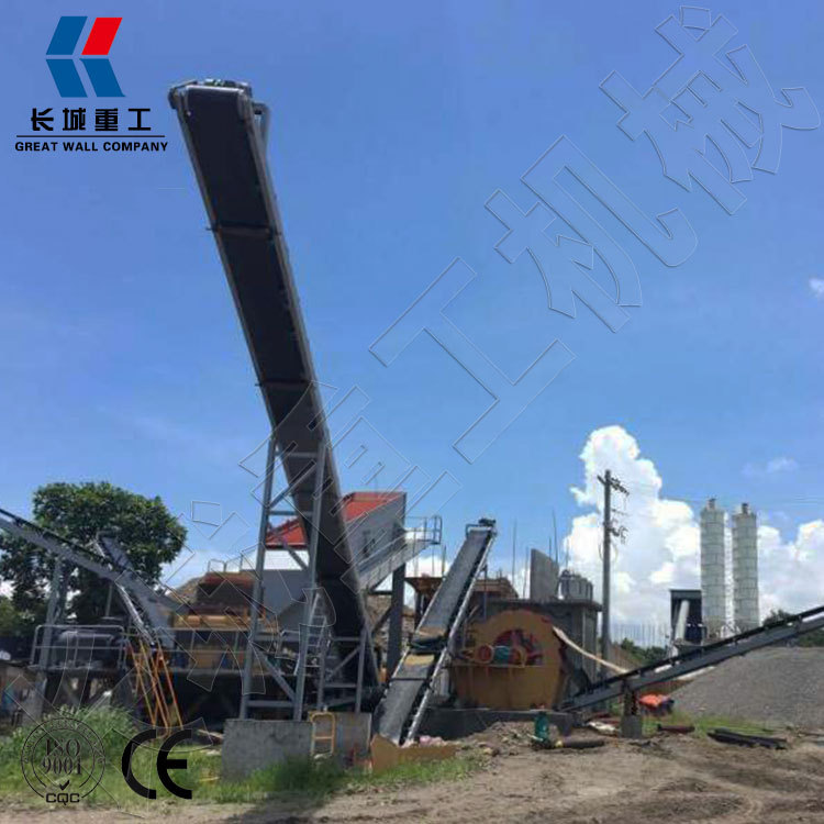 石料生产线全套设备时产1吨鹅卵石制砂生产线建筑骨料加工