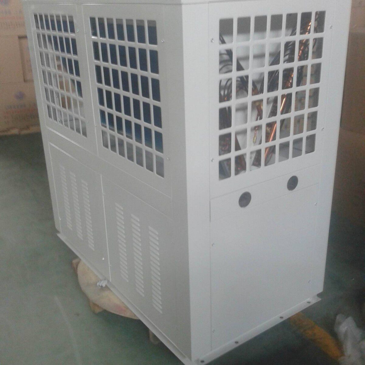 【专业生产】15P顶出风V型钣金V型三排蒸发器外转子电机风叶