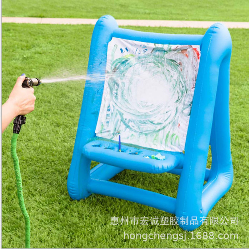 充气画板儿童户外玩具描绘板彩色画画板架子工厂订做pvc tpu产品