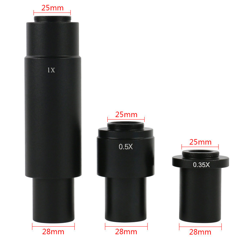 180倍300倍10A单筒镜头0.35X0.5X1X适配器C接口工业相机镜头配件