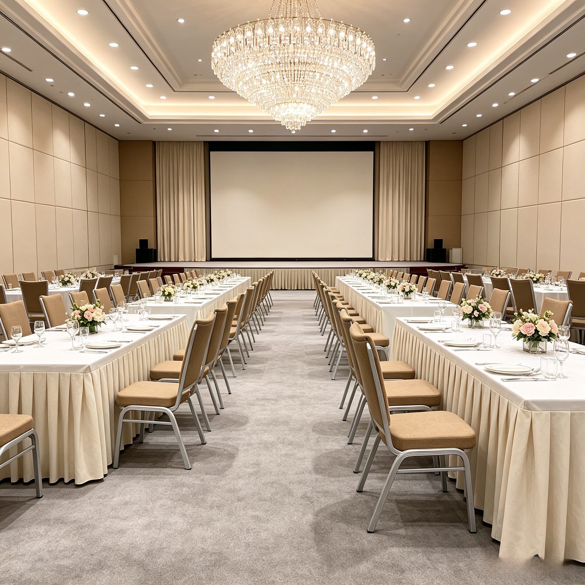 源头工厂酒店工程宴会椅铝合金餐椅婚庆会议椅配套餐桌椅跨境批发