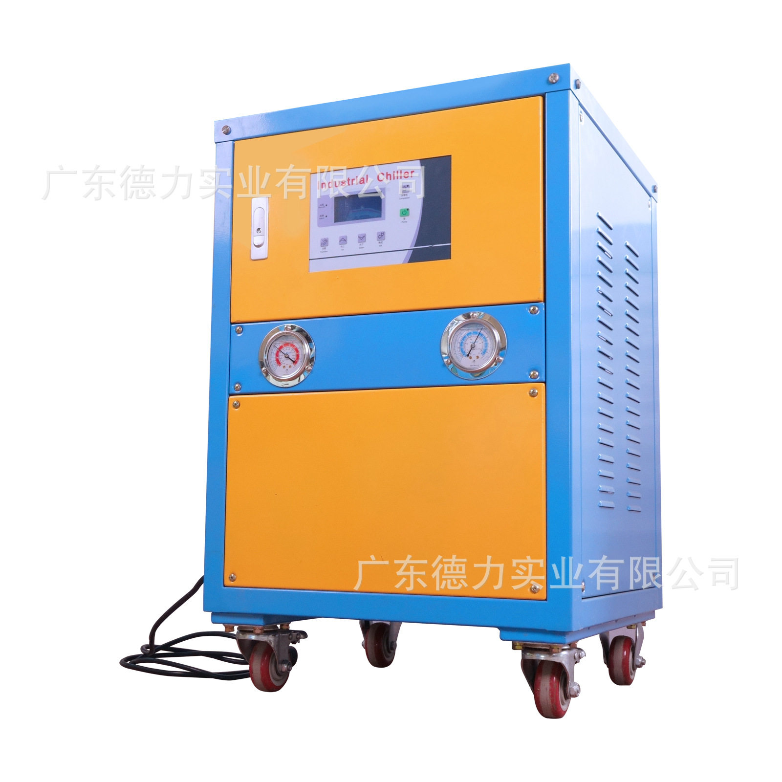 工业风冷冷水机小型移动水循环