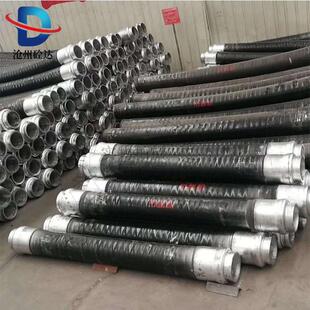 混凝土输送泵车四层钢丝胶管DN80砂浆泵末端软管