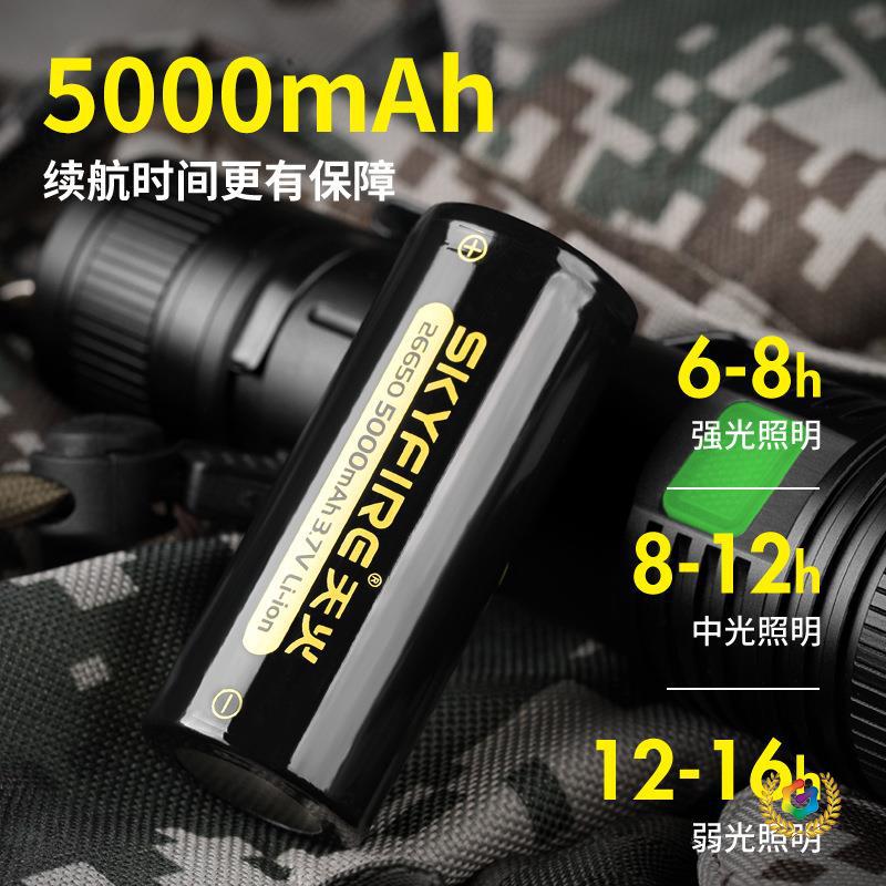 P90手电筒变焦远射强光续航