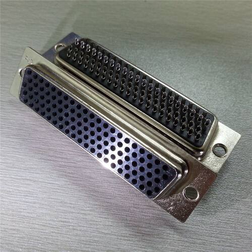 黑胶壳冲针连接器 焊线d-sub104PIN电脑VGA母座插头 HDB104针接头