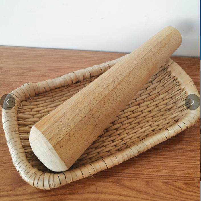 实木打糍粑捣辣椒擂茶研磨棒