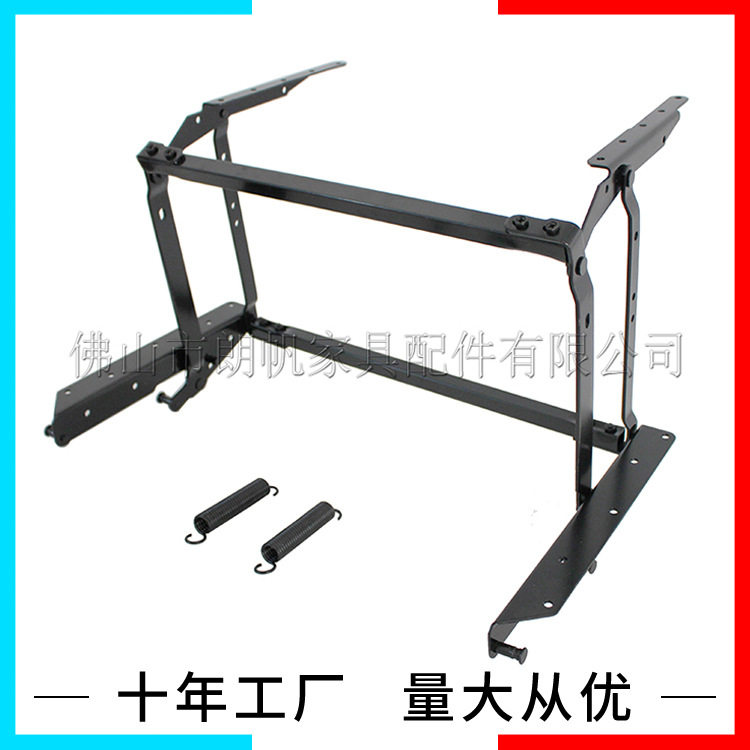 功能液压缓冲茶几桌面升降器餐桌两用升降隐形折叠支架五金配件