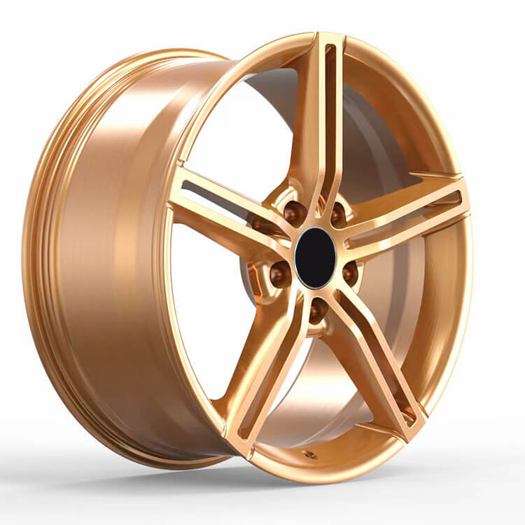 Gold wheel rim 20 锻造轮毂改装适用于taycan 918 911 奔馳輪輞