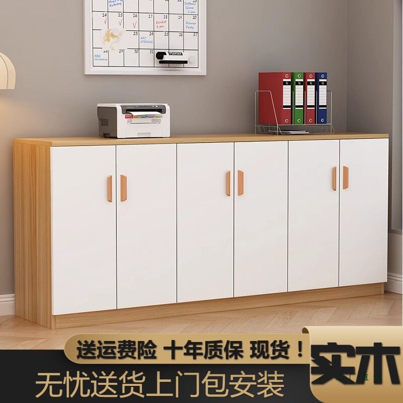 实木储物餐边阳台厨房橱柜