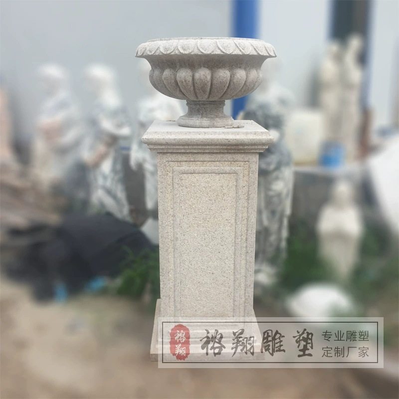 中式仿古青石石灯笼灯塔摆件