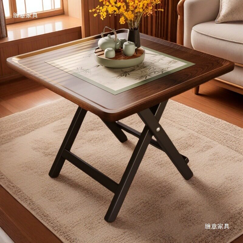 可折叠桌子家用餐桌麻将桌出租屋掼蛋桌摆摊小方桌简易吃饭小桌子