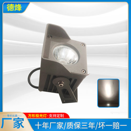 户外防眩10W一束光投光灯